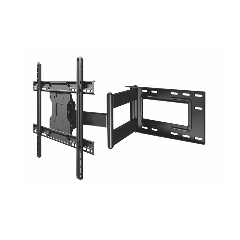 Full Motion TV Wall Mount for 40”–60” Screens up to 150 lbs max VESA 600x400, Tilt -5°/+8° Swivel 180° Black